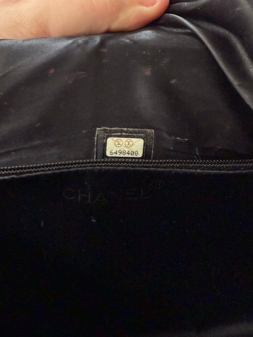 Vintage Chanel Satin Frame Clutch - Picture 11 of 12